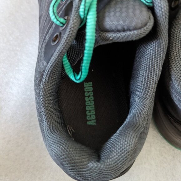 Aggressor Women's Steel Toe Steel Plate Athletic Safety Shoes - Black 8.5 - Picture 8 of 9